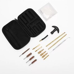 Handgun Cleaning Kit for .22.357.38,9mm.40.45 Cal Pistol Cleaning Kit
