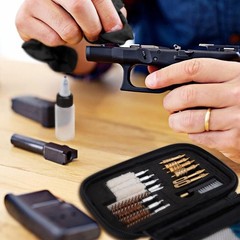 Pistol Cleaning Kit in Zippered Case – 25 Essential Tools Included