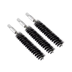 .325/8mm Caliber 3 Pcs Nylon Bristle Bore Brush 8×32 Thread for Gun Cleaning Rod