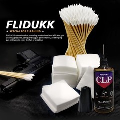 Universal Gun Cleaning Supplies -All in One Gun CLP Oil+ Lint Free Gun Cleani…