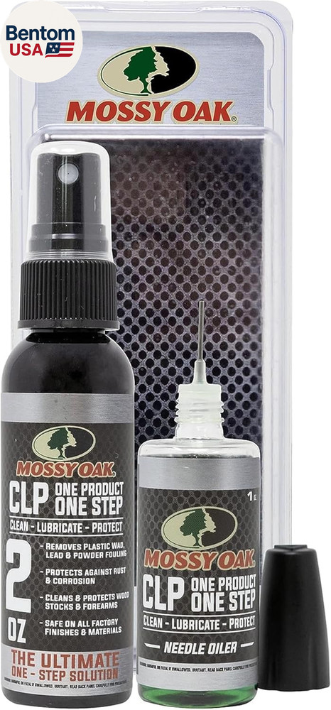 MOSSY OAK CLP Gun Cleaning Oil | All-In-One Cleaner, Lubricant & Protectant | On