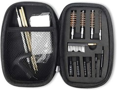 Universal Handgun Cleaning Kit -PH | Zippered Case | Bore Brush Jag Pick Cleanin