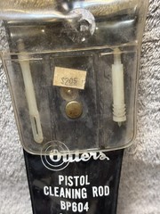 Vintage Outers Pistol Cleaning Rod & Attachments & Sleeve 38 CAL BP604