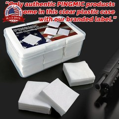 2 Inch Cotton Gun Cleaning Patches Lint-Free Multi-Caliber for Firearm Maintenan