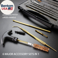 Universal Handgun Cleaning Kit for .22/9Mm/.357/.38/.40/.45,Pistol Cleaning Kits