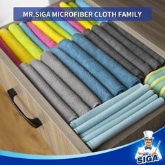 Mr.Siga Microfiber Cleaning Clothpack Of 12Size12.6 X 12.6 Sj21632