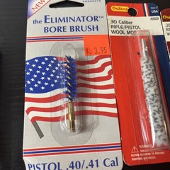 8 New Rifle And Pistol Wool Mops And Bore Brushes