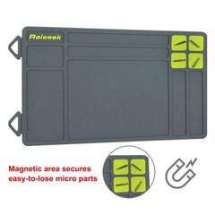 Raiseek Pistol Gun Cleaning Mat, Magnetic Gun Maintenance Mat,AntiSlip Rubber…