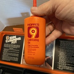 Hoppe’s 9 Gun Cleaning Kit All Firearms, Oil, Solvent, Rod, Cloth #bs
