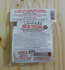 Frontier Big 45; Metal Cleaner Rust & Dirt Remover; Does Not Harm Bluing; BIG-45