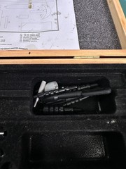 DAC Gunmaster Universal Cleaning Kit in Wooden Case Rods Brushes Cotton