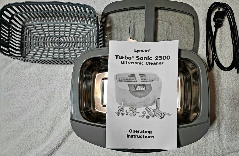 Lyman Turbo Sonic 2500 Ultrasonic Case Cleaner Firearm Parts Cleaner