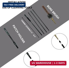 Gun Cleaning Kit Universal for Guns, Rifle Pistol Shotgun Handgun Cleaning Kit U
