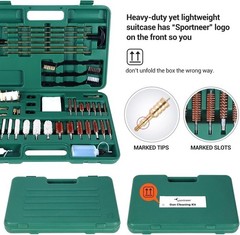 Universal Gun Cleaning Kit Rifle Brass Cleaning Kit for Gun Pistol Rifle Handgun