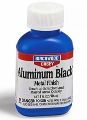 Birchwood Casey, Aluminum. Black Metal Finish 3 fl oz