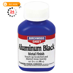 Birchwood Casey Fast-Drying Fast-Acting Aluminum 3-Ounce, Black