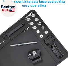 Rifle Gun Cleaning Mat, Anti-Slip Rubber Tactical Magnetic Mat, Gun Maintenance