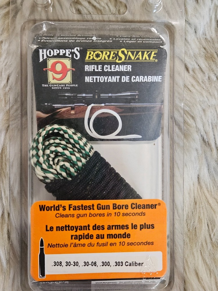 Hoppe’s Bore Snake Rifle Cleaner .308, 30-30, .30-06, .300 .303 – NEW