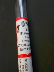 Pro-Shot Products 12″ Stainless Steel CLEANING ROD .27 Cal & Up Item 1PS-12-27/U