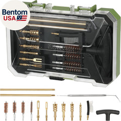 Universal Handgun Cleaning Kit, 16 Piece Gun Cleaning Kit with Cleaning Rod, Bor
