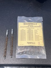 10 pc. Brownell’s 084-401-025 Bronze Pistol/Rifle Bore Brushes for .243 / .25