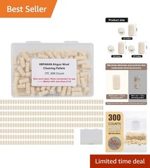 300 Count .177 Cal Cotton Felt Cleaning Pellets – Tool-Free Deep Clean Solution