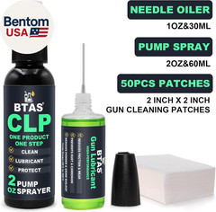 Gun Cleaner and Lubricant CLP Gun Oil Cleaning Kit Universal Spray Solvent 2Oz &