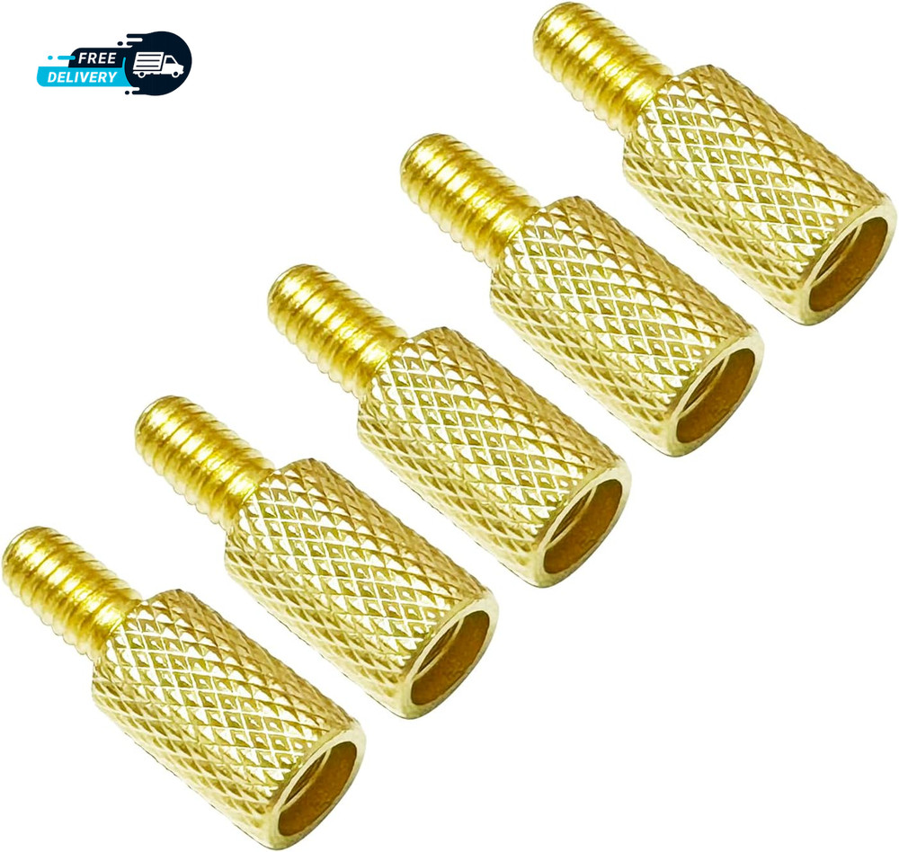 Cleaning Rod Fitting Brass Adapter 5-40/8-32 Male Thread 8-32/5/16-27/10-32