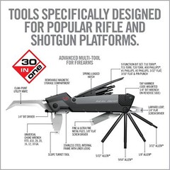 30 in 1 Gun Multitool Essential for Firearm Maintenance with Magnetic Storage