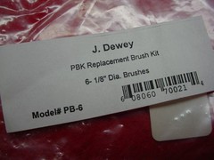 J. Dewey- Shotgun Port Cleaning Tool Brushes- Lot of 6- Stainless Steel – New !!