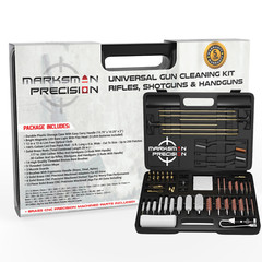 Marksman Precision Universal Gun Cleaning Kit – CNC Machined BRASS Jags & Tips!