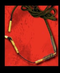 BATTLE ROPE .30 Cal (Rifle) w Weighted Brass End,bronze Brush & Bristle Brush