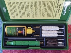 REMINGTON #18434 CLEANING KIT FOR HANDGUNS 22 38 9MM 45 CALIBER