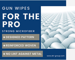 ZKT Saturated gun cleaning wipes