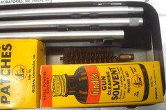 Vintage Outers Gunslick Shotgun Cleaning Kit No 12 Ga Red Tin Case WESTPOINT OEM