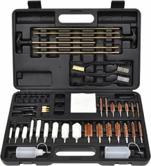New Universal Gun Rifle Pistol Handgun Shotgun Firearm Cleaning Kit Set w/Case