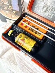 Hoppe’s 9 Universal Rifle Shotgun Blackpower Hand Gun Cleaning Kit storage Box