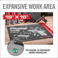 Real Avid Gun Mat for Sig Sauer P365 & P365XL w/ Magnetic Parts Tray AVSIGP365SM