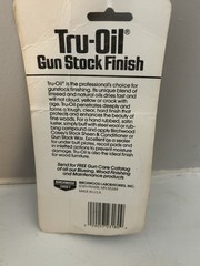 Birchwood Casey Tru-Oil Clear Gun Stock Finish 2.5 fl oz Linseed Oil NOS