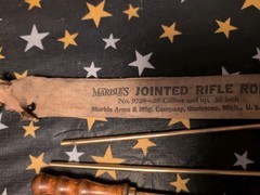 28 Cal – Original Marbles Jointed Rifle Rod No. 9728 Brass Untested As Is – JS