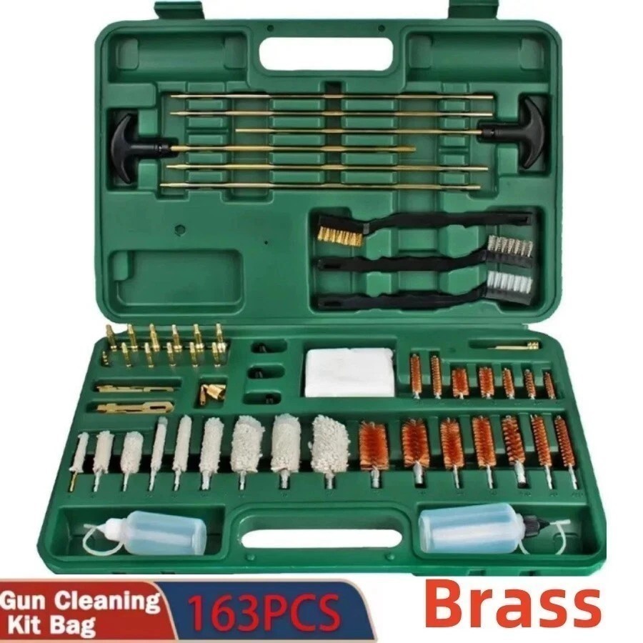 Universal Gun Cleaning Kit Rifle Brass Cleaning Kit for Gun Pistol Rifle Handgun