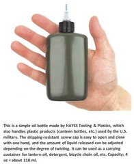 Military Breakfree CLP Weapon Gun Oil 4 oz Bottle OD Green made in USA Lot of 2