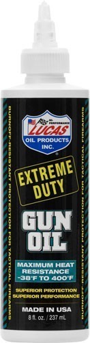 LUCAS OIL 8 OZ EXTREME DUTY GUN OIL LIQUID 10870