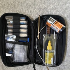 Gunmaster .22 LR Gun Cleaning & Lubrication Kit w/ Black Case, Rod, Brush, Oil