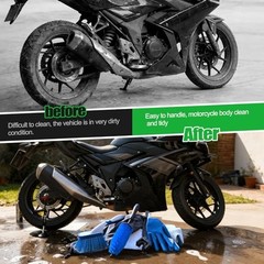 7-piece motorcycle cleaning kit, including Portable Lift Jack for Chain