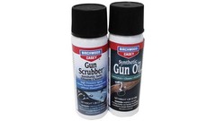 Birchwood Casey Gun Scrubber/Synthetic Aerosol Oil Combo 1-1/4 Ounce 33329