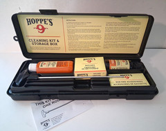 Hoppe’s No 9 Gun Cleaning Kit PC038 for 38 357 and 9mm Pistols 2018 Storage Box