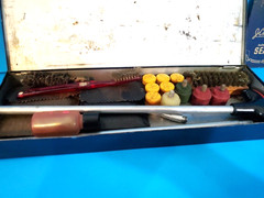Vintage J.C. Higgins Gun Cleaning Kit with Tip to Shooters Booklet