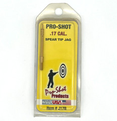 Pro-Shot Benchrest Brush & Spear Tip Jag Set For .17 Cal. Rifle