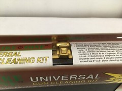 NEW StrikeZone 27-pc Universal Gun Cleaning Kit Wood Box Shotguns Rifles Pistols